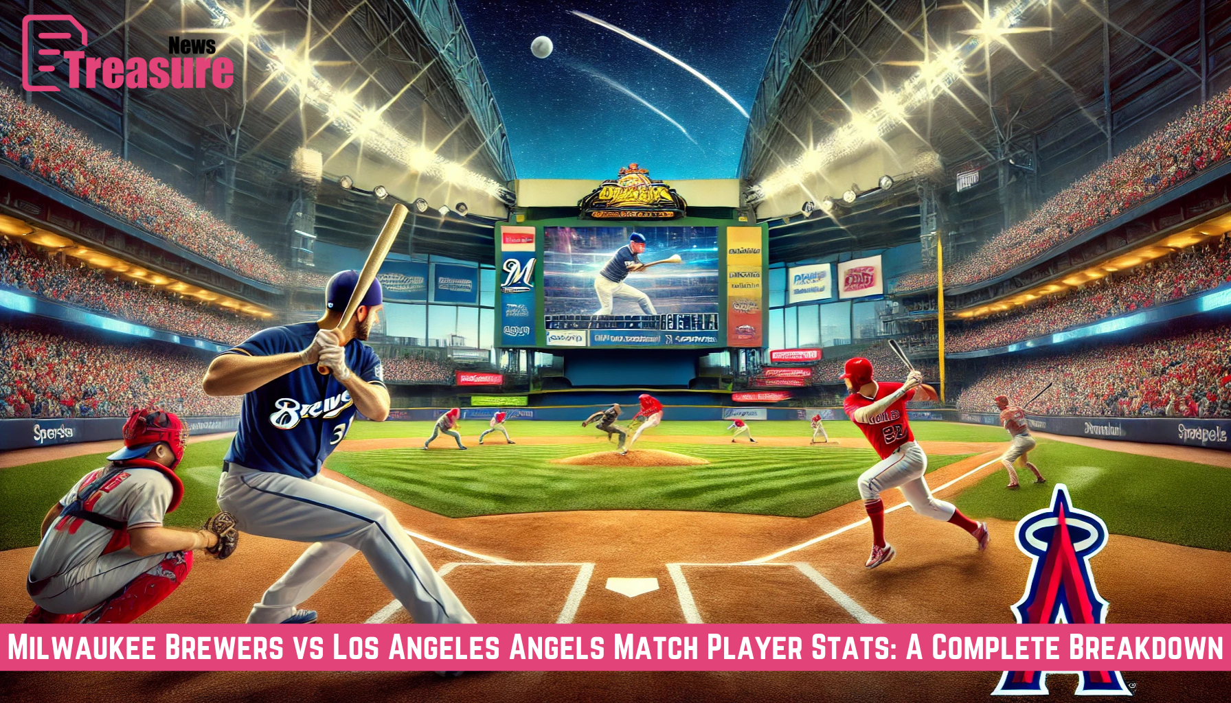 Milwaukee Brewers Vs Los Angeles Angels Match Player Stats: A 